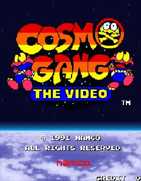 Cosmo Gang the Video (Japan) screen shot title